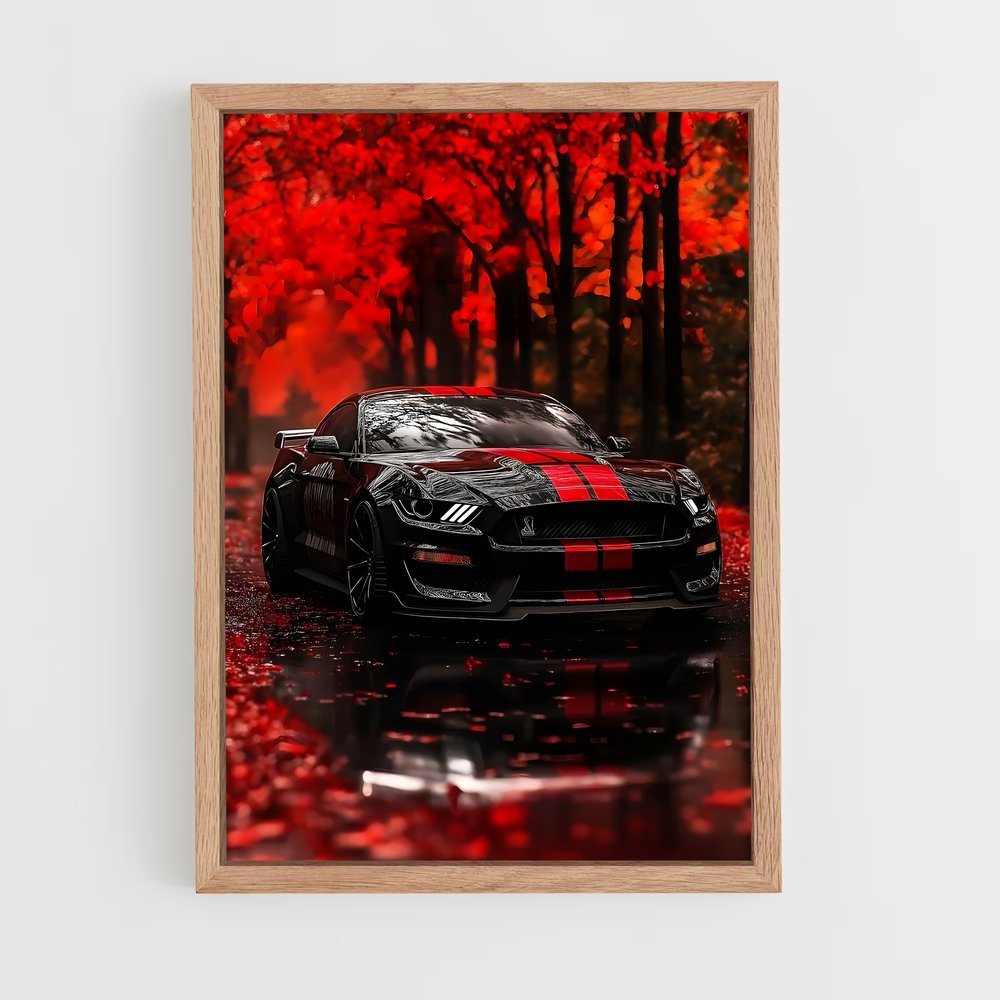 ap-mustang shelby-1 cadre Bois clair