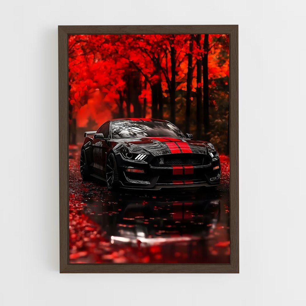 ap-mustang shelby-1 cadre Bois foncé