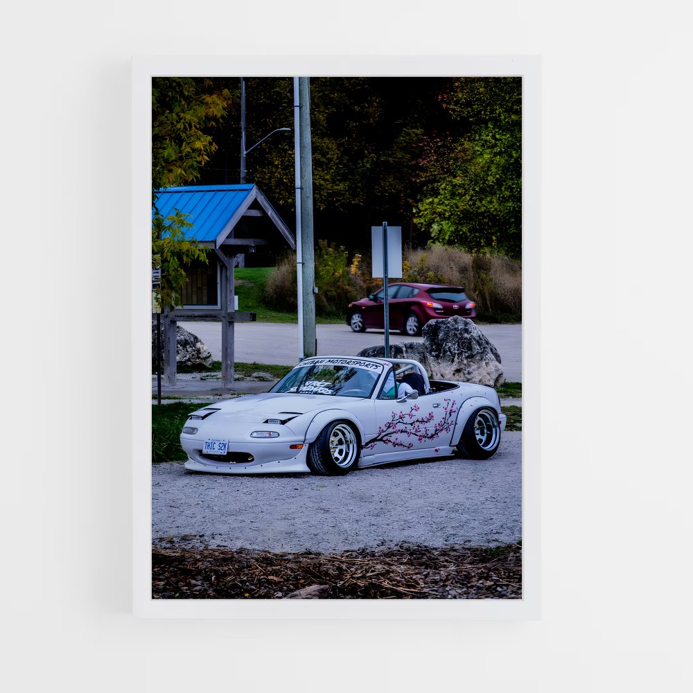 ap-mx-5 miata-3 cadre Blanc