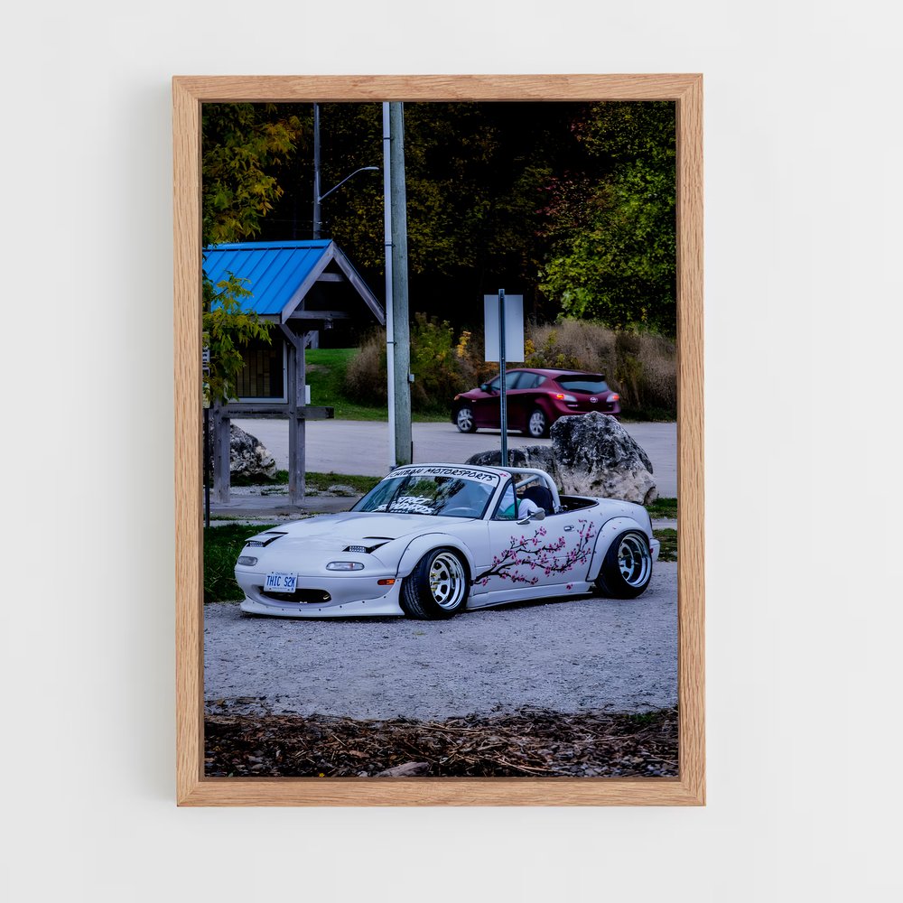 ap-mx-5 miata-3 cadre Bois clair