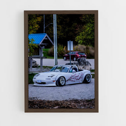 ap-mx-5 miata-3 cadre Bois foncé
