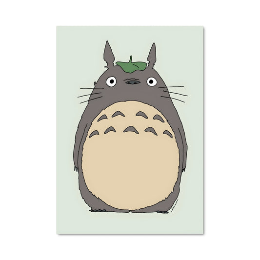 Poster Totoro en Vert