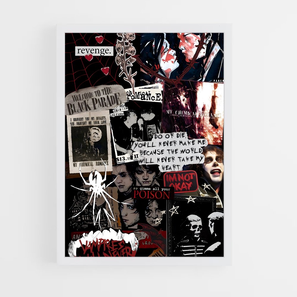 ap-my chemical romance-1 cadre Blanc