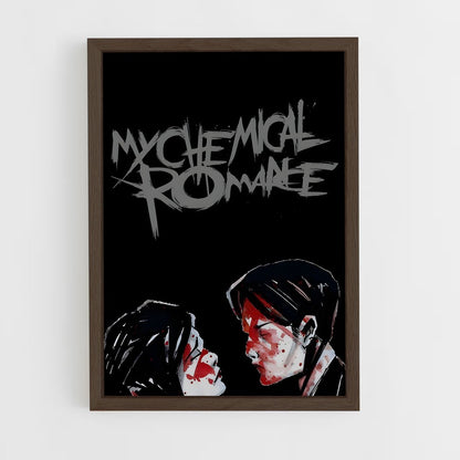 ap-my chemical romance-3 cadre Bois foncé