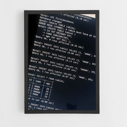 ap-mysql-1 cadre Noir