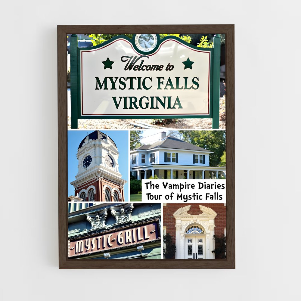 ap-mystic falls-2 cadre Bois foncé