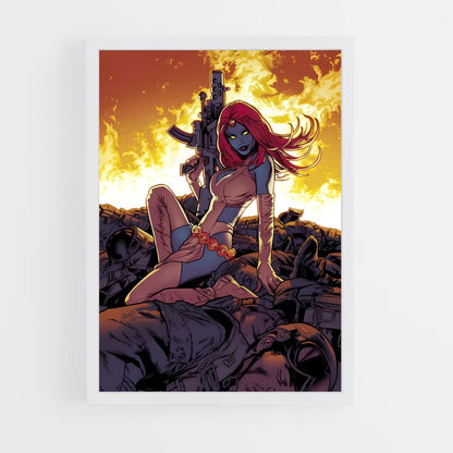 ap-mystique x-men-2 cadre Blanc