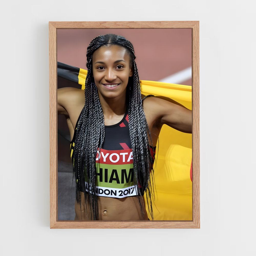 ap-nafissatou thiam-10 cadre Bois clair