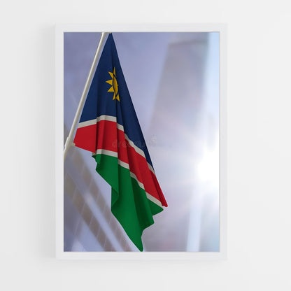 ap-namibia flag-1 cadre Blanc
