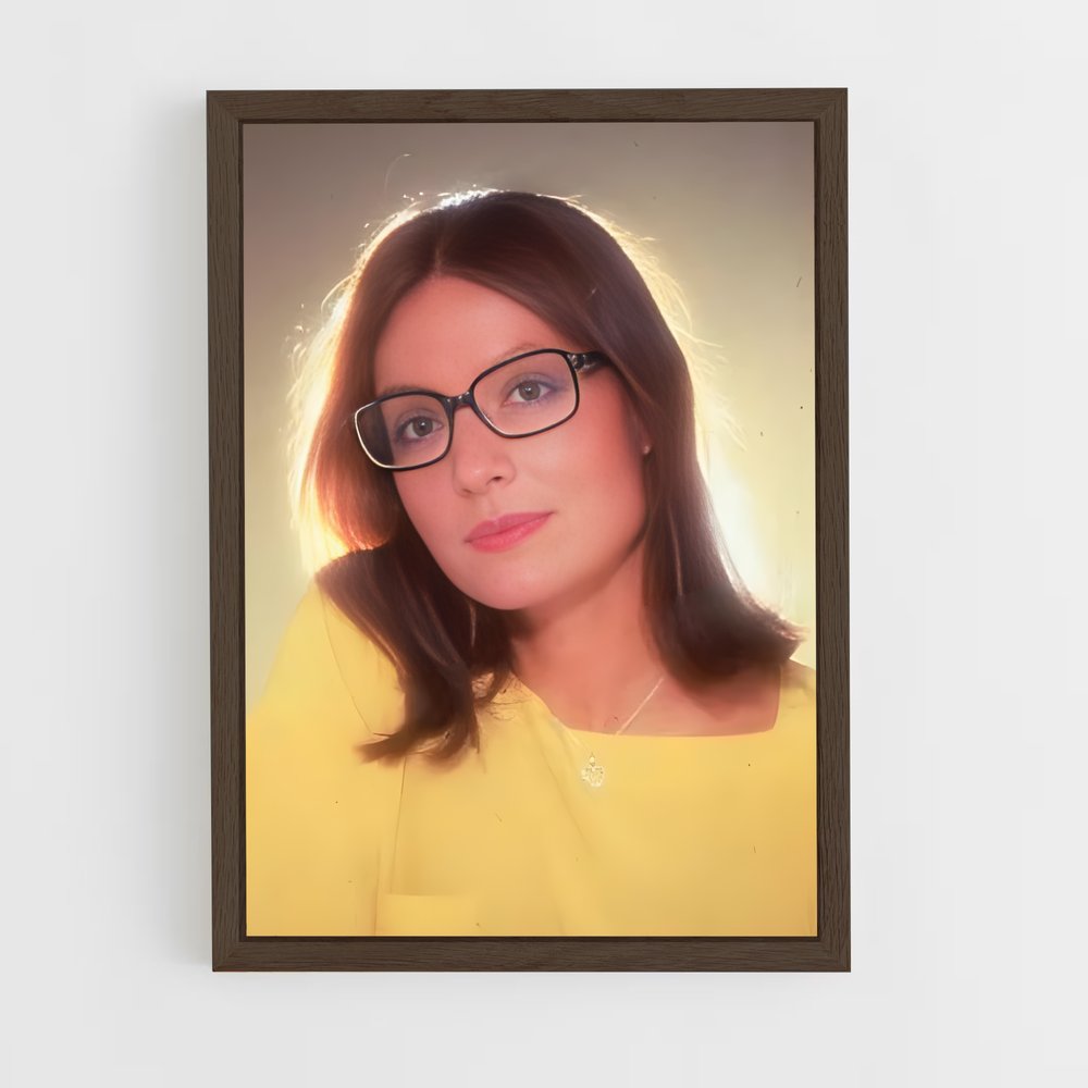 ap-nana mouskouri-5 cadre Bois foncé