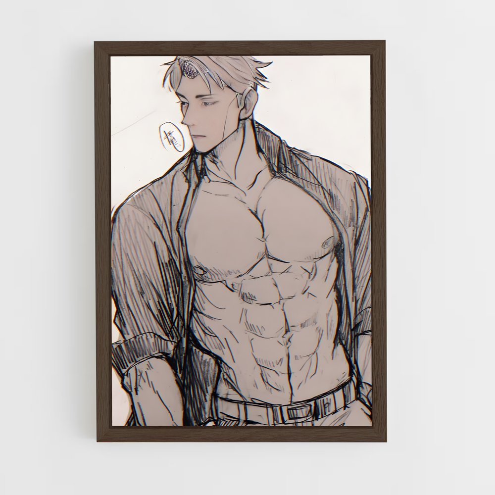 ap-nanami kento-9 cadre Bois foncé