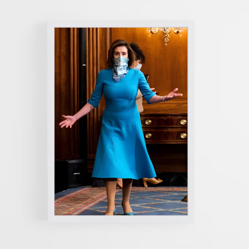 ap-nancy pelosi-4 cadre Blanc
