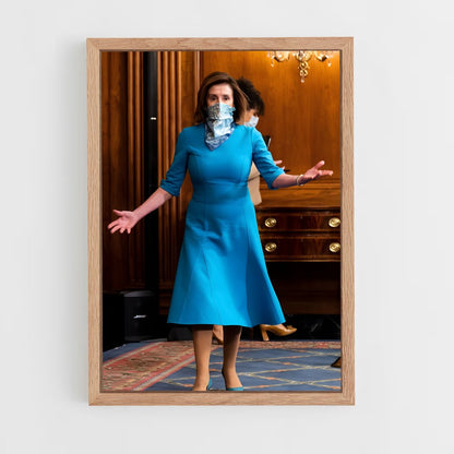 ap-nancy pelosi-4 cadre Bois clair