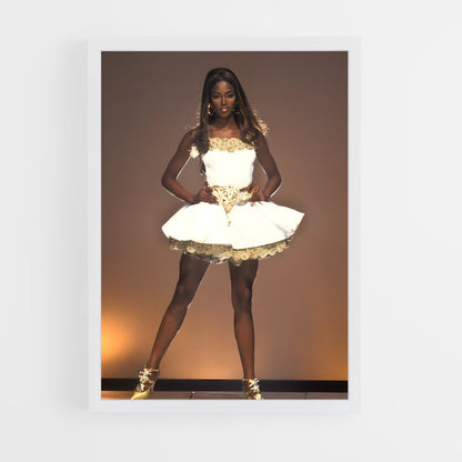 ap-naomi campbell-9 cadre Blanc