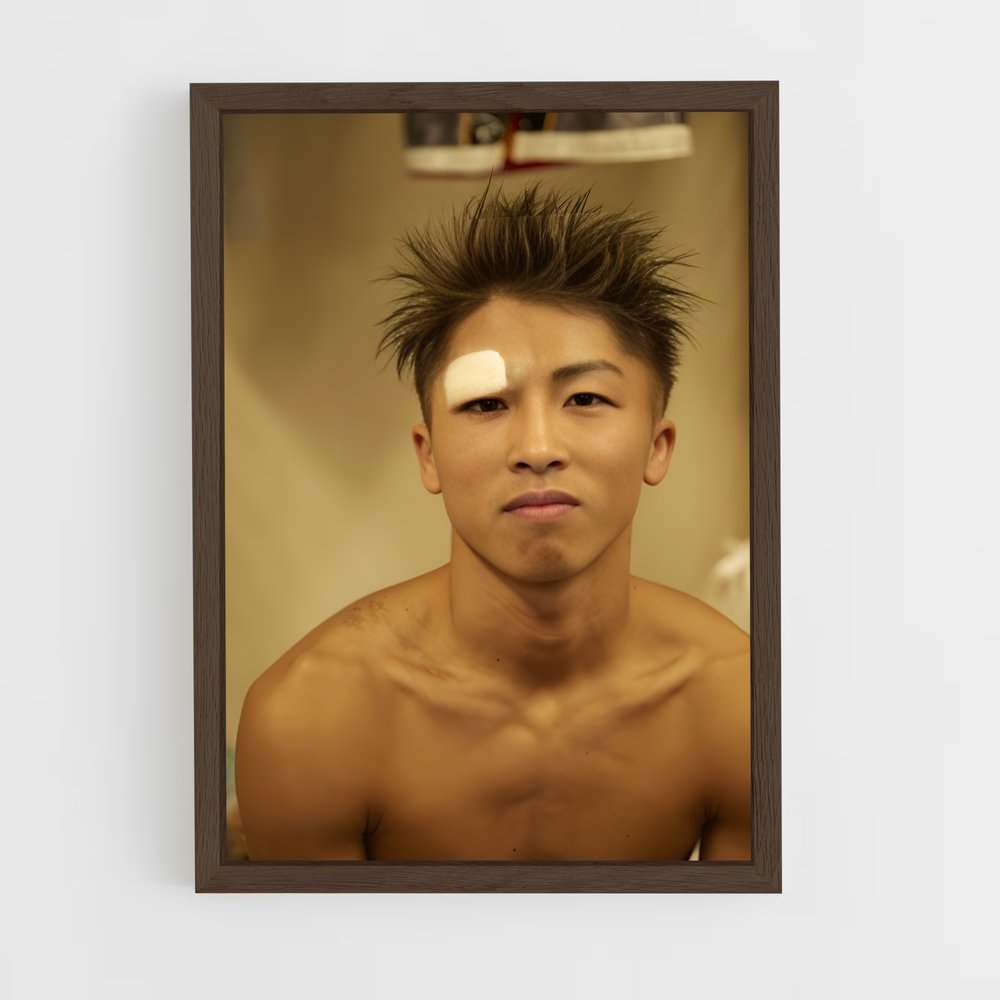 ap-naoya inoue-5 cadre Bois foncé