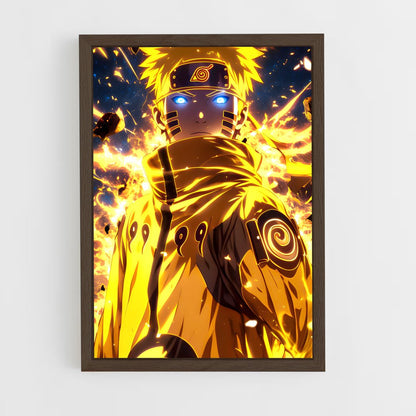 ap-naruto uzumaki-1 cadre Bois foncé