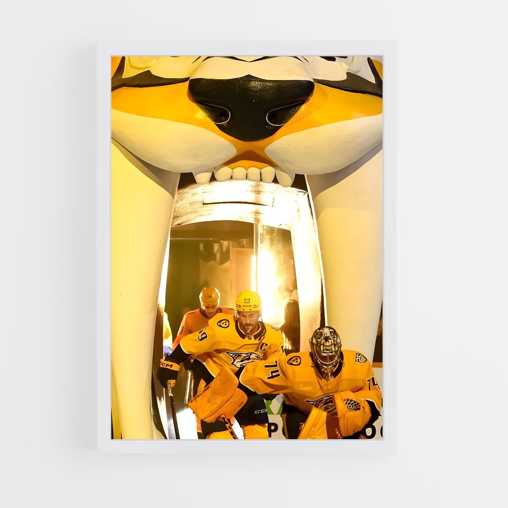 ap-nashville predators-1 cadre Blanc