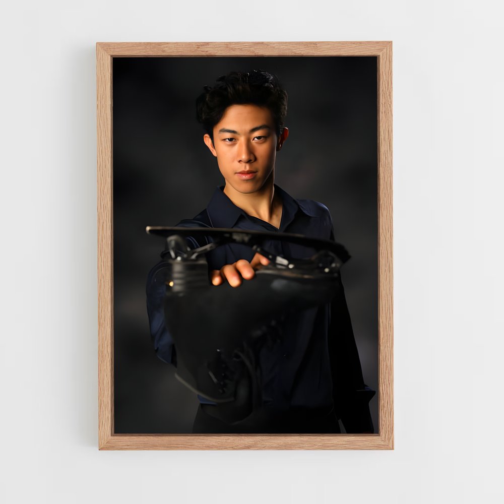 ap-nathan chen-2 cadre Bois clair