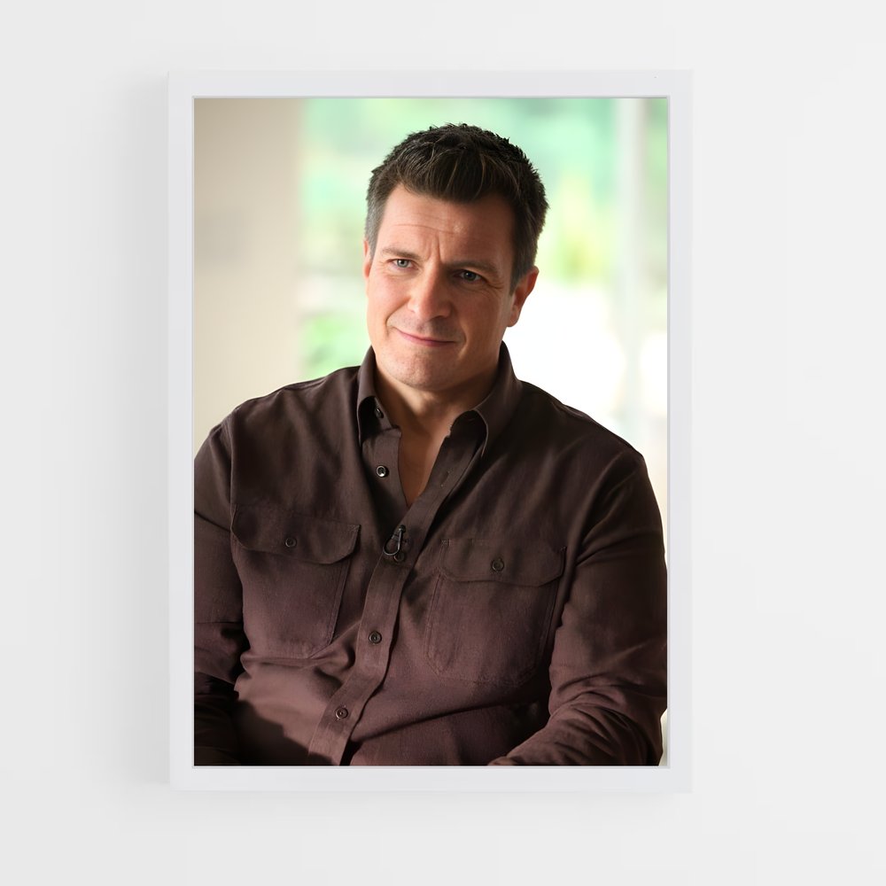 ap-nathan fillion-7 cadre Blanc