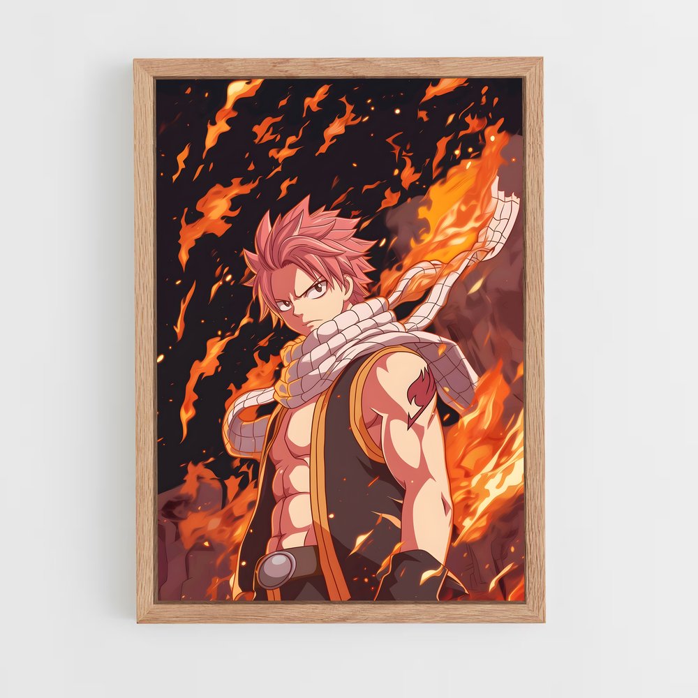 ap-natsu dragneel-1 cadre Bois clair