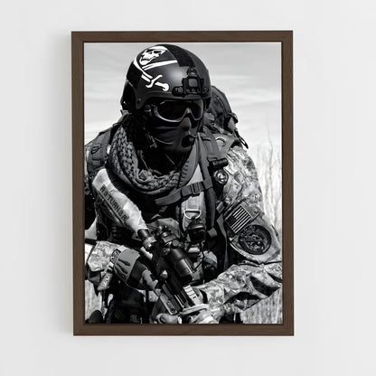 ap-navy seal-5 cadre Bois foncé