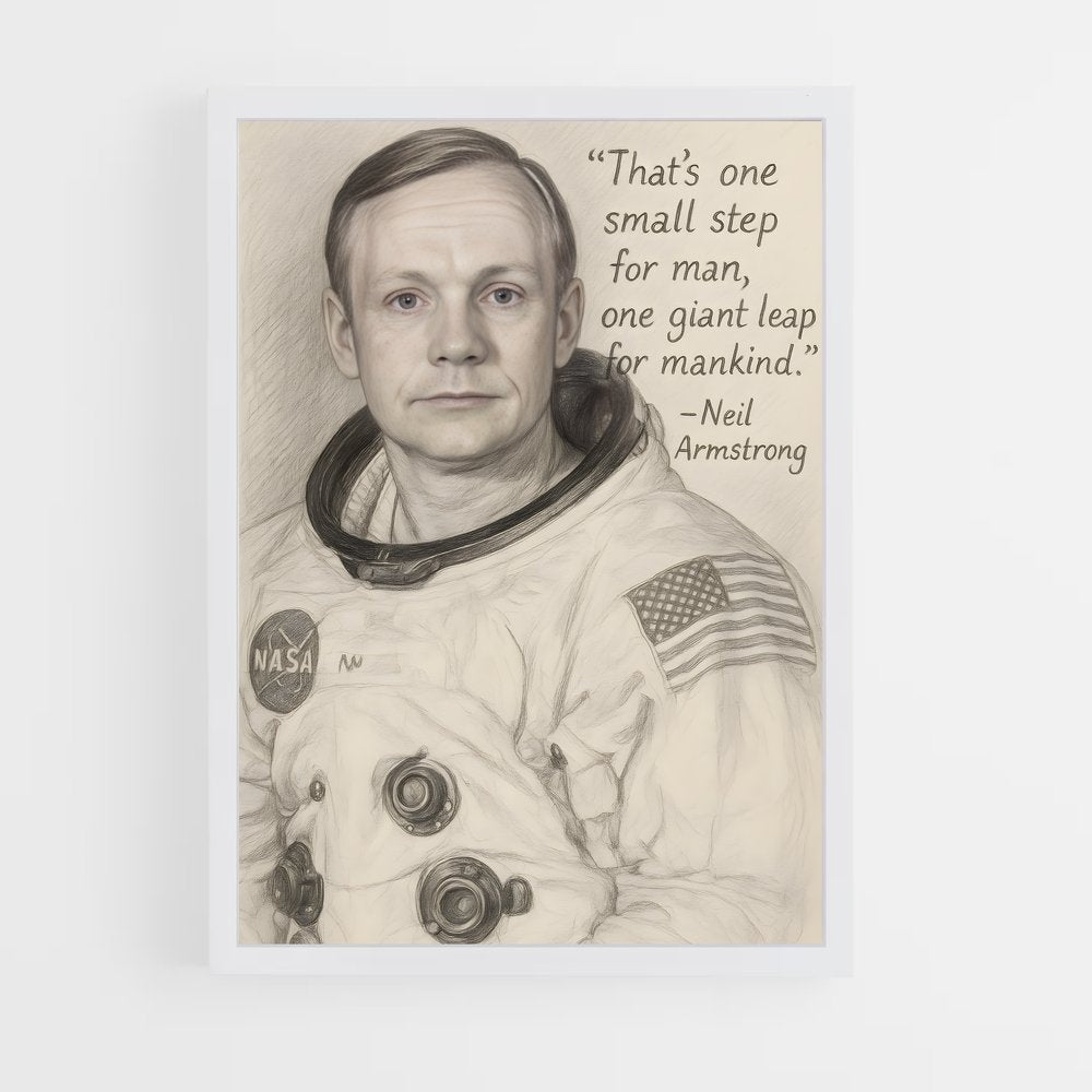 ap-neil armstrong-1 cadre Blanc