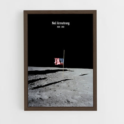 ap-neil armstrong-4 cadre Bois foncé
