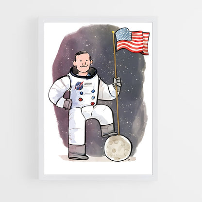 ap-neil armstrong-7 cadre Blanc