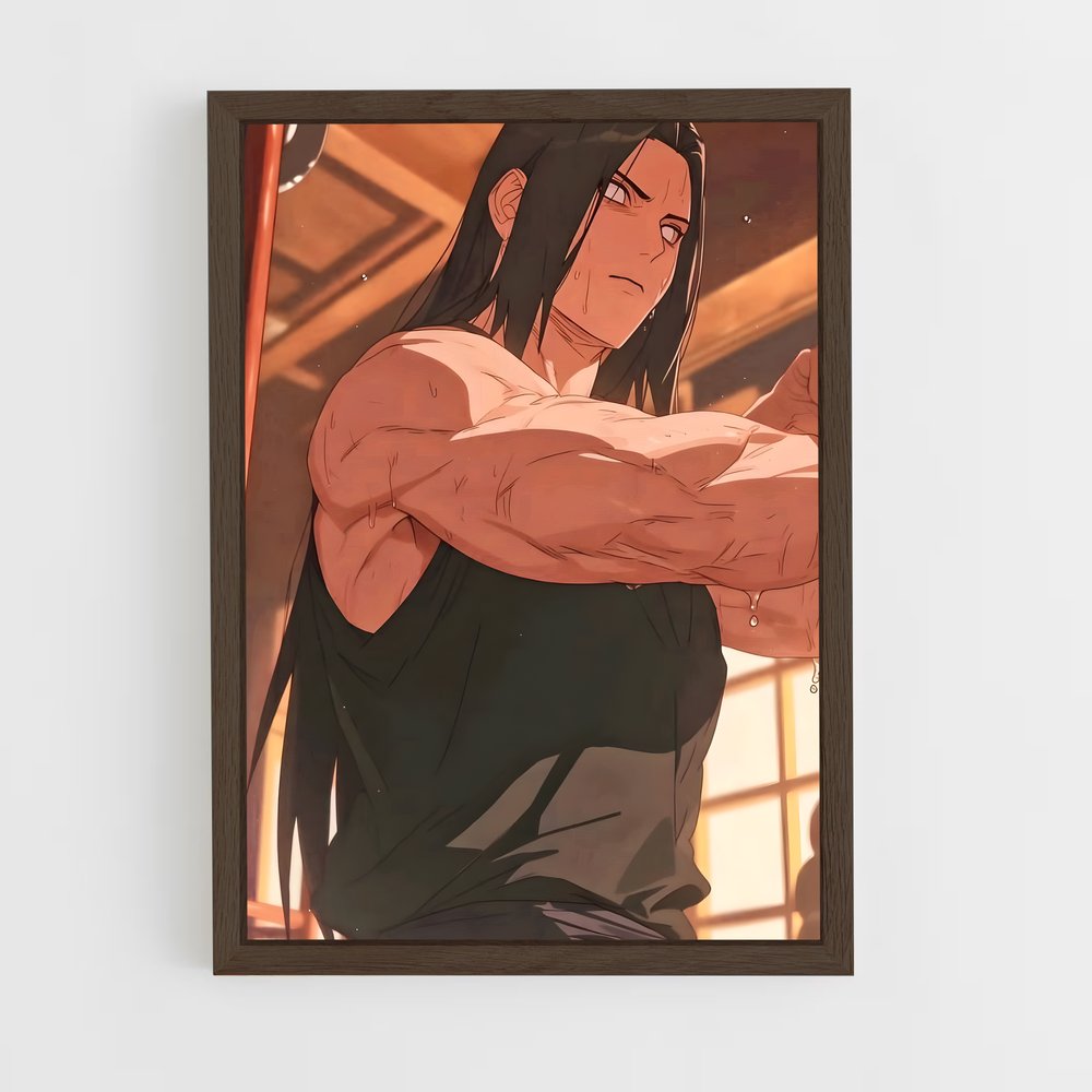 ap-neji hyuga-2 cadre Bois foncé