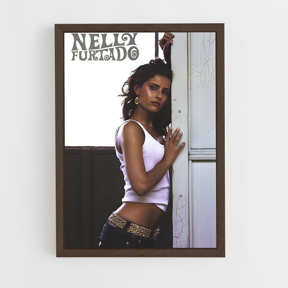 ap-nelly furtado-2 cadre Bois foncé