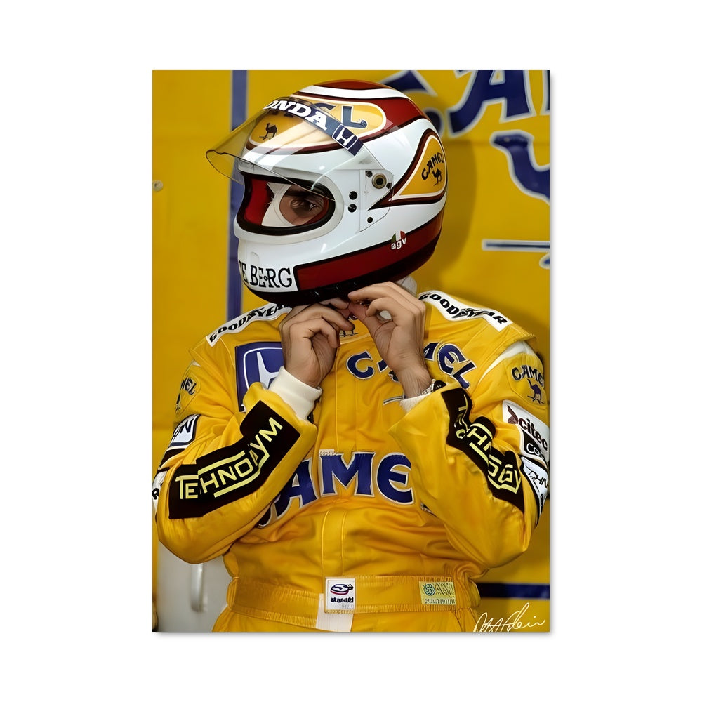 Poster Piquet en Jaune