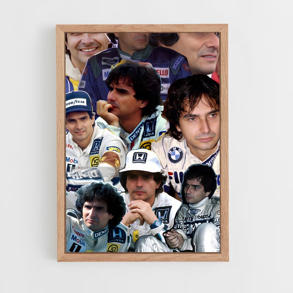 ap-nelson piquet-3 cadre Bois clair