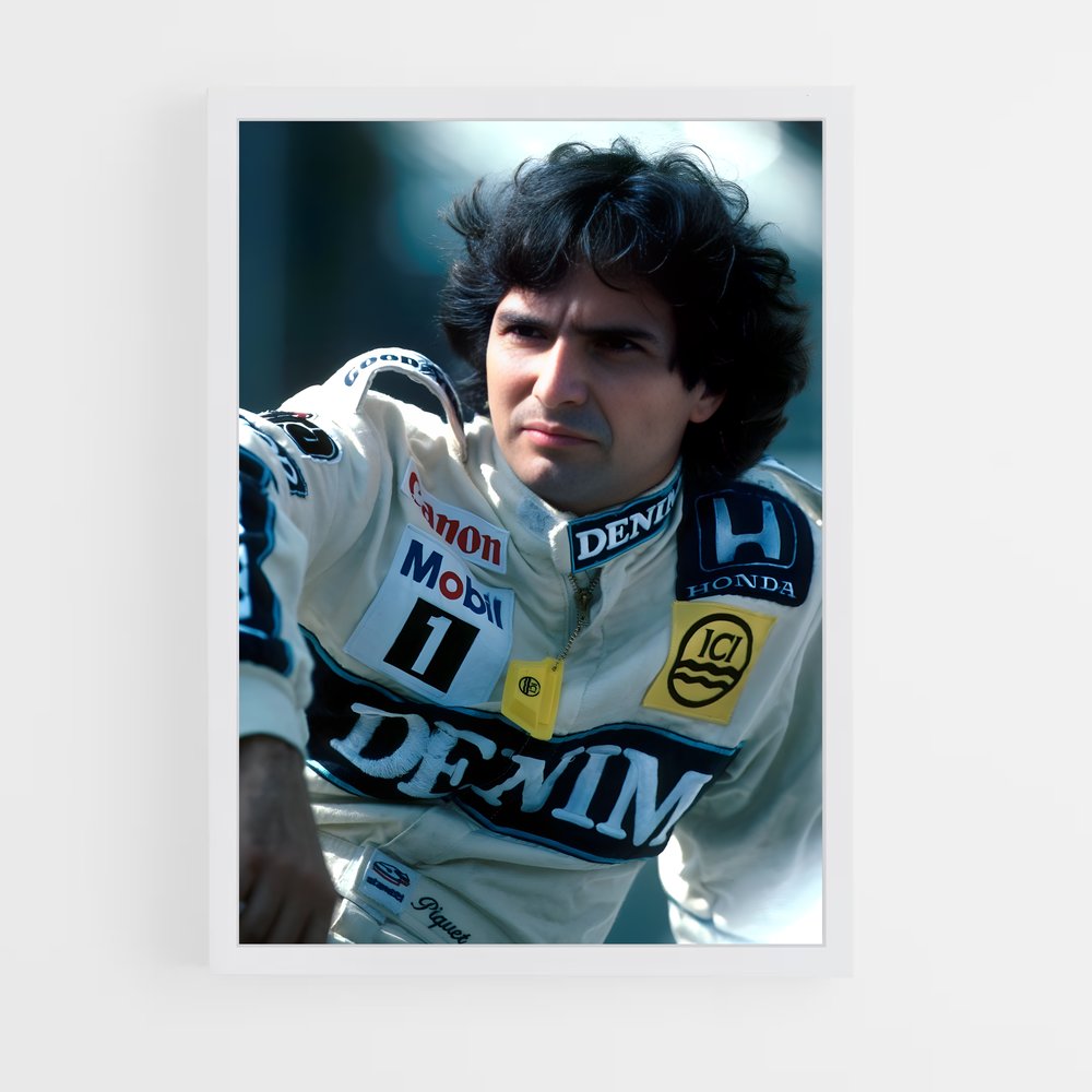 ap-nelson piquet-6 cadre Blanc
