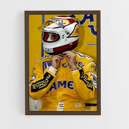 ap-nelson piquet-8 cadre Bois foncé