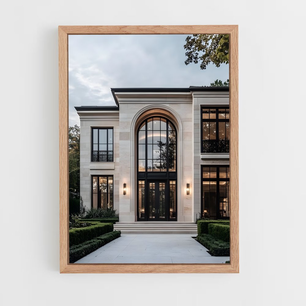 ap-neoclassical architecture-1 cadre Bois clair