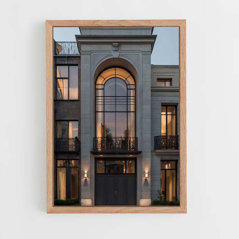 ap-neoclassical architecture-7 cadre Bois clair
