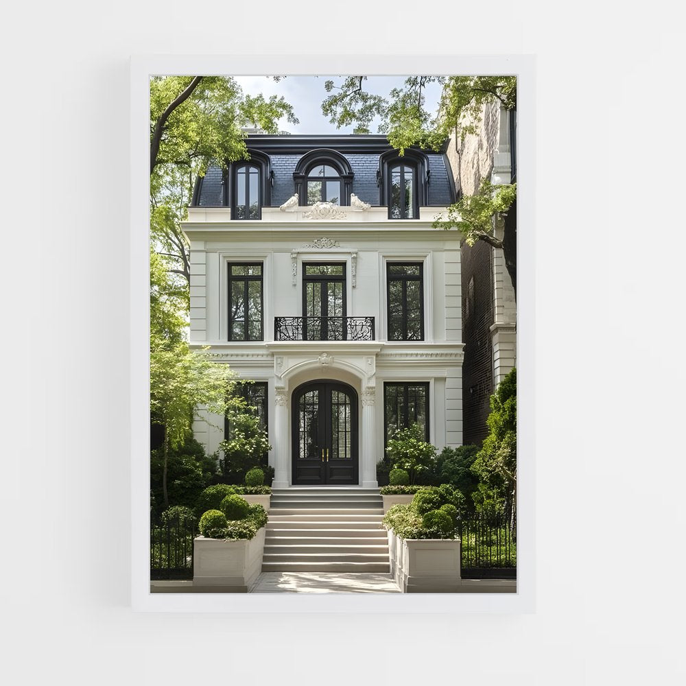 ap-neoclassical architecture-8 cadre Blanc