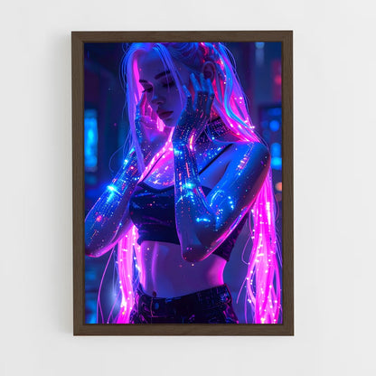ap-neon-12 cadre Bois foncé