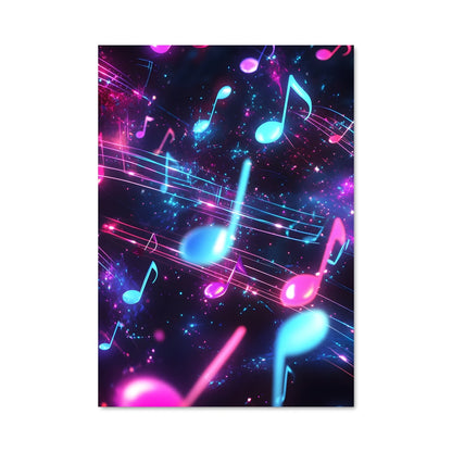 Poster Melodies Lumineuses