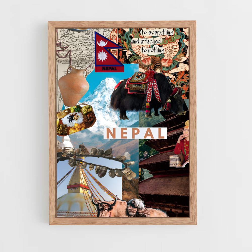 ap-nepal-2 cadre Bois clair