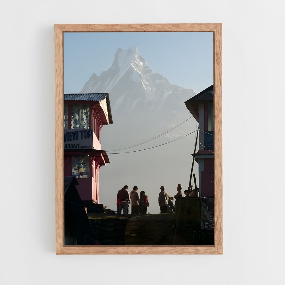 ap-nepal-8 cadre Bois clair