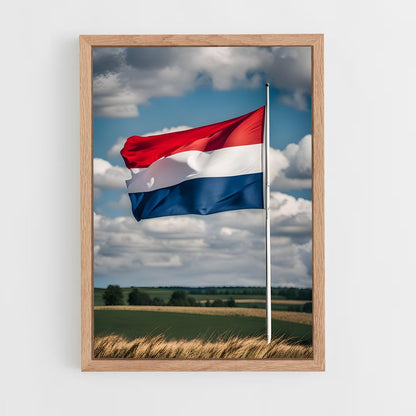 ap-netherlands flag-3 cadre Bois clair