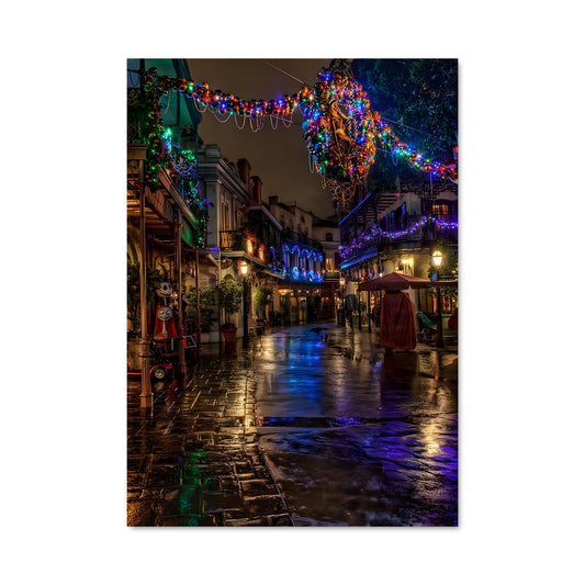 Poster Noël à La Nouvelle-Orléans