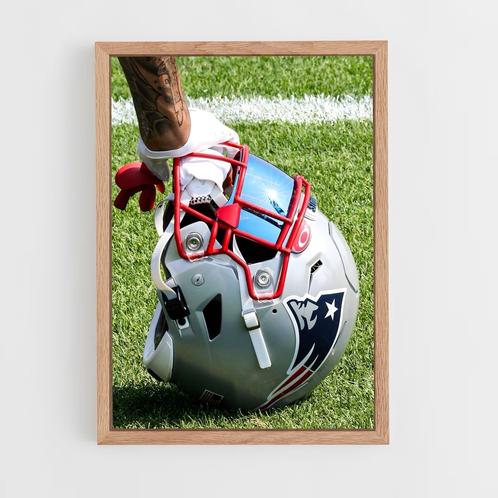 ap-new england patriots-1 cadre Bois clair