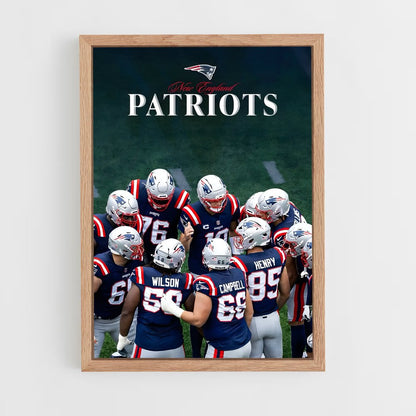 ap-new england patriots-2 cadre Bois clair