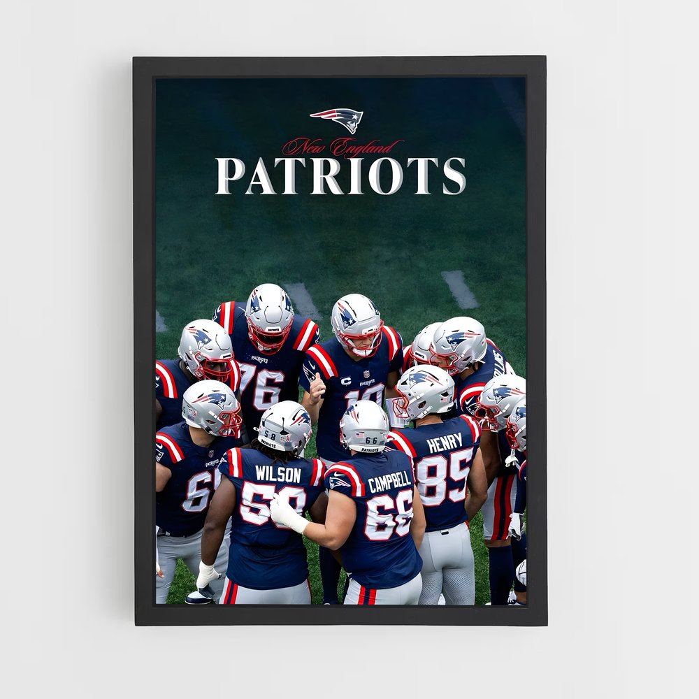 ap-new england patriots-2 cadre Noir