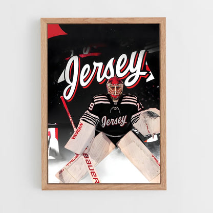 ap-new jersey devils-7 cadre Bois clair