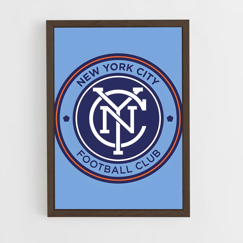 ap-new york city fc-3 cadre Bois foncé