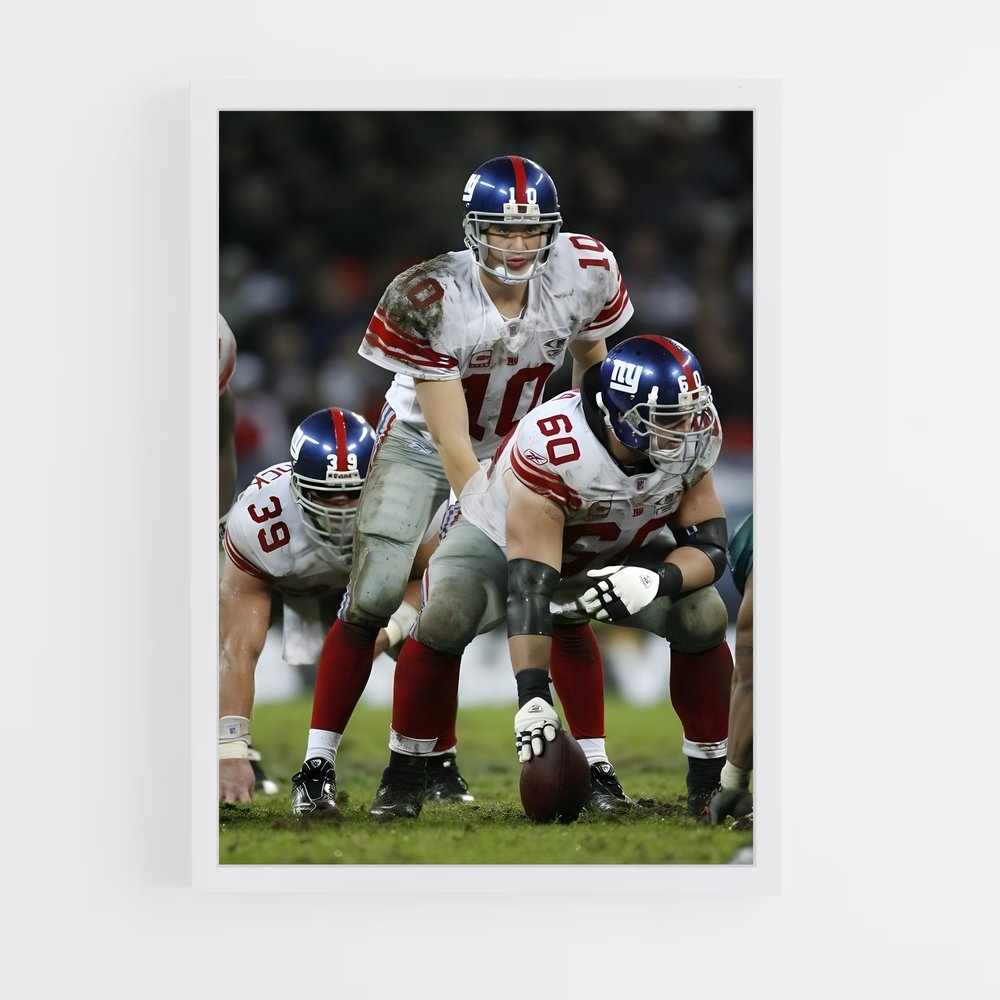 ap-new york giants-7 cadre Blanc