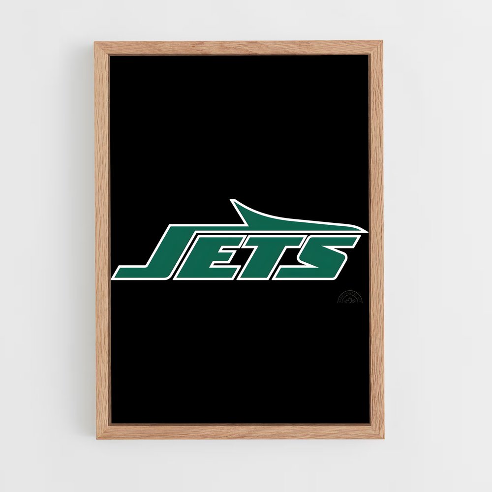 ap-new york jets-5 cadre Bois clair
